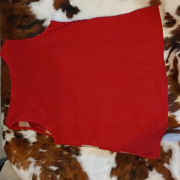 Metaphor Sleeveless Blouse Sz L - Picture 3 of 3